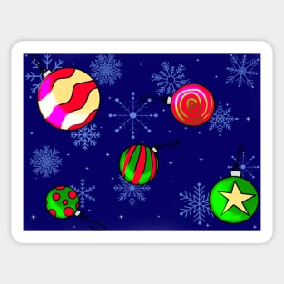 holiday ornaments Sticker